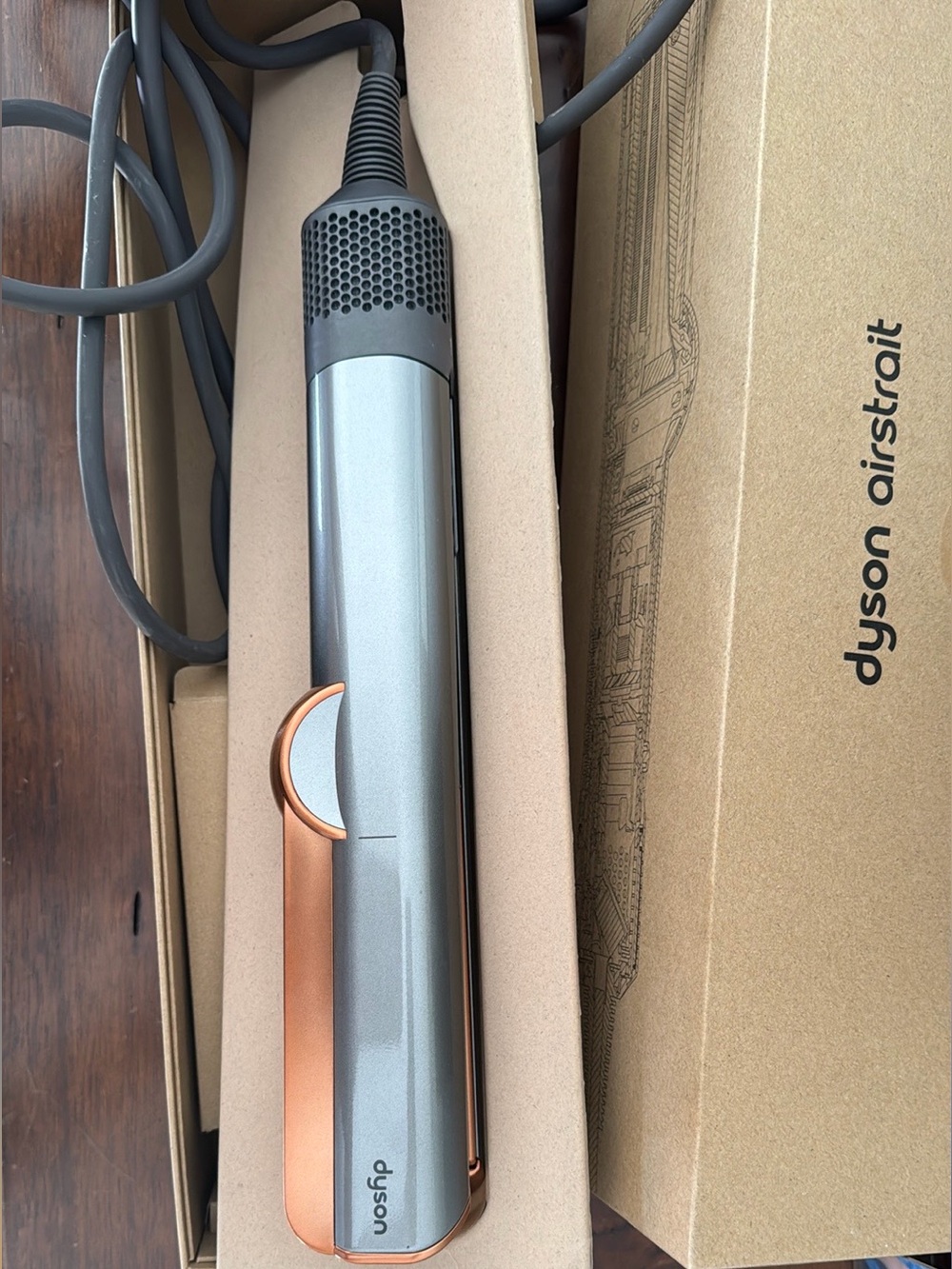 Dyson Airstrait Nickel/Copper